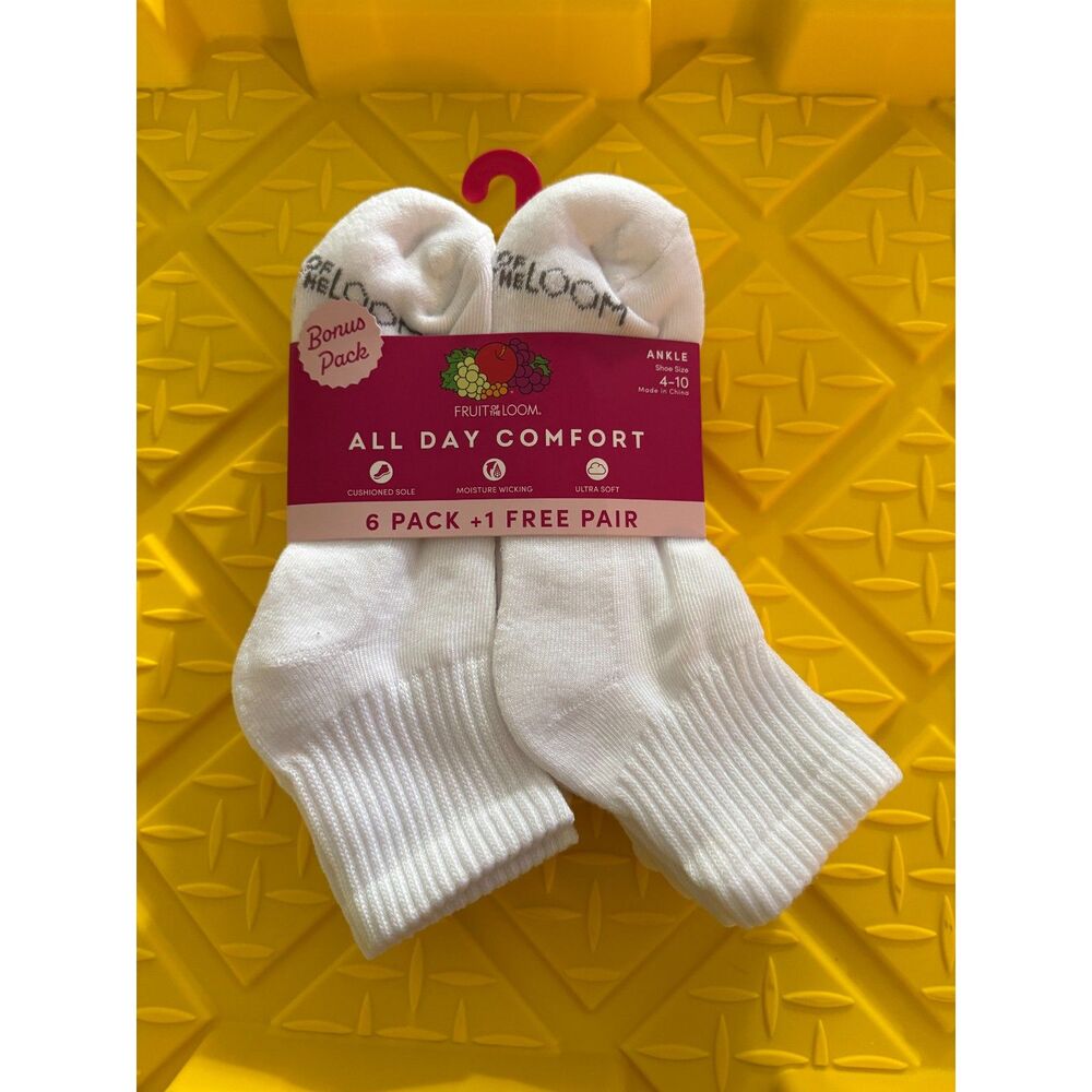 NWT Fruit of the Loom Ankle Sock Pack